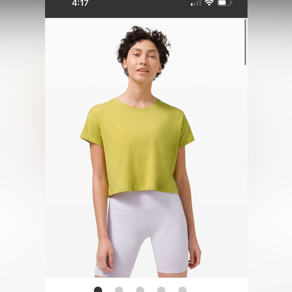 Lululemon Cates Tee Nwt Pear Color - image 1